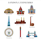 London Skyline - Art Print - Kristjana S Williams Studio