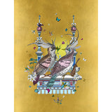 Love Birds - Turtildúfur - Art Print - Kristjana S Williams Studio