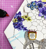 Hexagon Mural - Original Artwork - Kristjana S Williams Studio