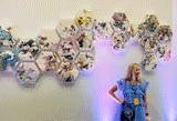 Hexagon Mural - Original Artwork - Kristjana S Williams Studio