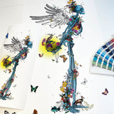 You Are My World - Art Print - Kristjana S Williams Studio