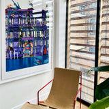 Gli Uccelli Violet Setur - Art Print - Kristjana S Williams Studio