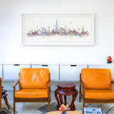 The London Skyline – Kettir og Kóngar - 3D Artwork - Kristjana S Williams Studio