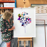 Pressed Flowers & Pets Flowers (III) - Art Print - Kristjana S Williams Studio