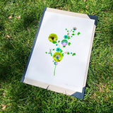 Pressed Flowers & Pets Flowers (II) - Art Print - Kristjana S Williams Studio