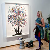 Nature Journey Tree - Althodleg Litagledi - Original - Kristjana S Williams Studio