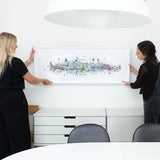 Floating Island - Súrrealískt - Art Print - Kristjana S Williams Studio