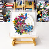 Bird Plötur I - Original Artwork - Kristjana S Williams Studio