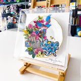 Bird Plötur I - Original Artwork - Kristjana S Williams Studio