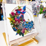 Bird Plötur I - Original Artwork - Kristjana S Williams Studio