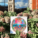 Through the Roses and into the Rabbit Hole - Art Print - Kristjana S Williams Studio