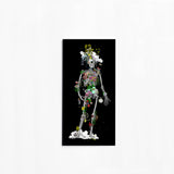 Ad moldu skaltu verda - Still Skeleton black - Art Print - Kristjana S Williams Studio