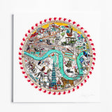 Austur Robin London - Art Print - Kristjana S Williams Studio