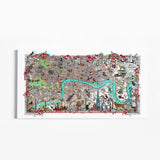 Lundunar Kort - Shard Gler Nal - Art Print - Kristjana S Williams Studio