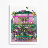 Reptilian Rosa Holl - Art Print - Kristjana S Williams Studio