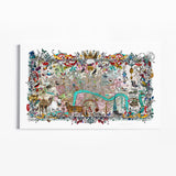 Royal Menagerie - Cary's London - Art Print - Kristjana S Williams Studio