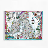 Taera Bretland - Blaeu British Isles - Art Print - Kristjana S Williams Studio