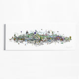 Floating Island - Súrrealískt - Art Print - Kristjana S Williams Studio