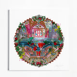 Through the Roses and into the Rabbit Hole - Art Print - Kristjana S Williams Studio