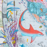 Circular Silfur Sea - Art Print - Kristjana S Williams Studio