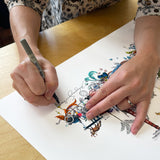 London Skyline - Art Print - Kristjana S Williams Studio