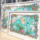 Mercator's Projection World Map - Art Print - Kristjana S Williams Studio