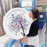 Blár Stag Tree - Art Print - Kristjana S Williams Studio