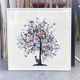 Blár Stag Tree - Art Print - Kristjana S Williams Studio