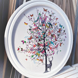 Bleikur Stag Tree - Art Print - Kristjana S Williams Studio