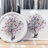 Bleikur Stag Tree - Art Print - Kristjana S Williams Studio