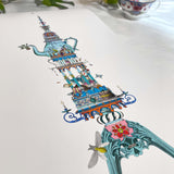 Tower Of Tea - Art Print - Kristjana S Williams Studio