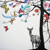Blár Stag Tree - Art Print - Kristjana S Williams Studio