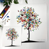 Four Season Tree - Sumar - Art Print - Kristjana S Williams Studio
