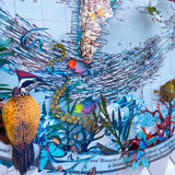 Circular Silfur Sea - Original Artwork 2023 - Kristjana S Williams Studio