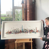 The London Skyline – Kettir og Kóngar - 3D Artwork