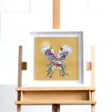 Coldplay Butterfly - Framed Artwork - Kristjana S Williams Studio