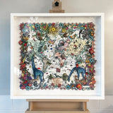 Navigators of the World - Giraffe - 3D Hybrid Artwork