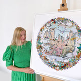 Brúðarbúningur map of Iceland - Kristjana S Williams Studio
