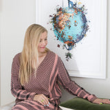 Mountain og Giraffe Ocean Jordin II - Art Print - Kristjana S Williams Studio