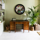 The Neon Black Sea Africa and Asia - Art Print - Kristjana S Williams Studio