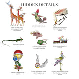 Antlered Giraffe Hnöttur - Art Print - Kristjana S Williams Studio