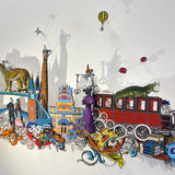 The London Skyline – Kettir og Kóngar - 3D Artwork