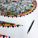 24 Hringlaga Heart of London - Art Print - Kristjana S Williams Studio