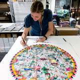 24 Hringlaga Heart of London - Art Print - Kristjana S Williams Studio