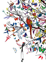 Althjodlegt Tre - International tree - Art Print - Kristjana S Williams Studio