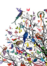 Althjodlegt Tre - International tree - Art Print - Kristjana S Williams Studio