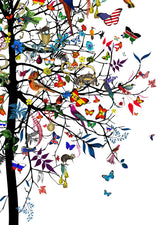 Althjodlegt Tre - International tree - Art Print - Kristjana S Williams Studio