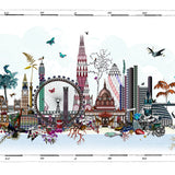 Arkitektur Lunduna Skyline - Art Print - Kristjana S Williams Studio
