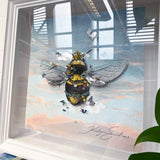 Cool Sky Queen Bee - Original Artwork Series 2023 - Kristjana S Williams Studio