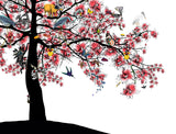 Bleika Sakura Candy Floss Tree - Art Print - Kristjana S Williams Studio